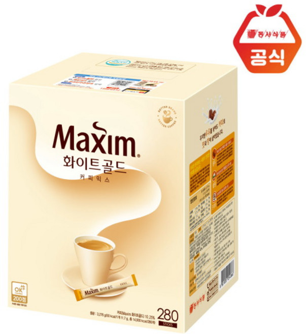 동서 맥심 화이트골드믹스 280T, 11.7g, 280개입, 1개