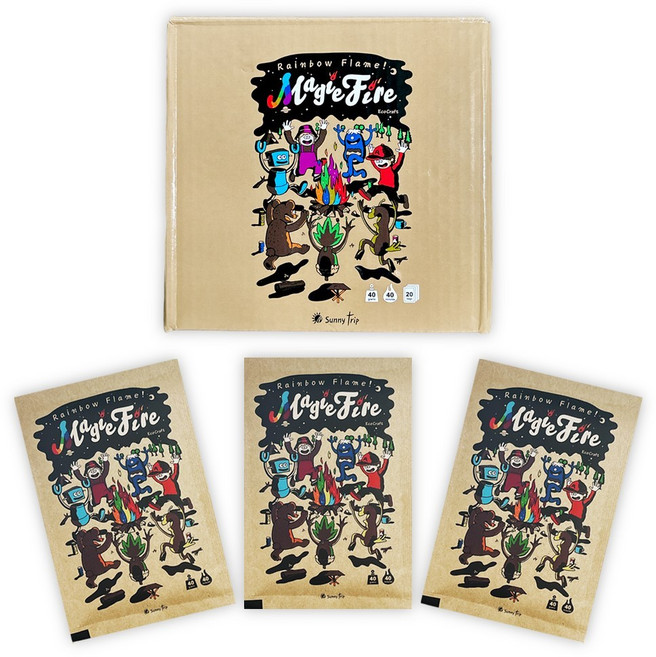 써니트립 매직파이어 오로라 불멍 가루 40g, 40개