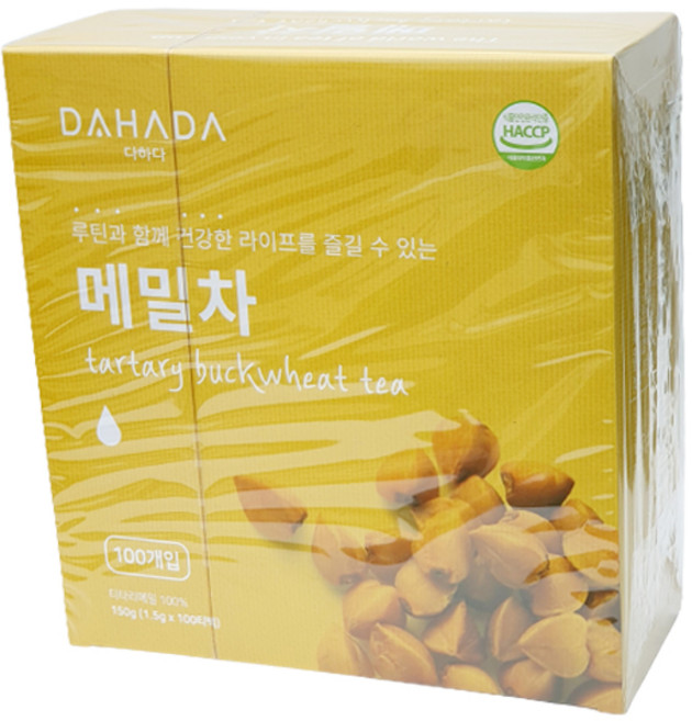 허브앤티 메밀차티백 100T (1.5g-100티백) 업소용, 1.5g, 100개입, 1개