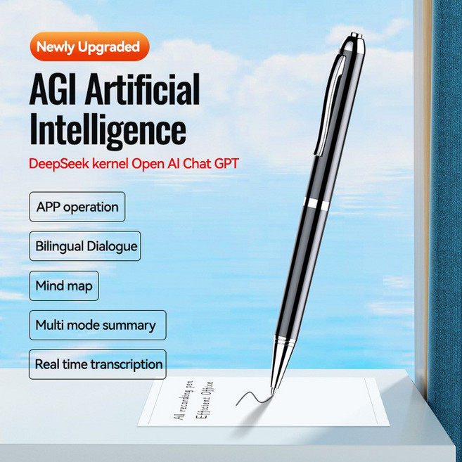 Q90AAI AI 高畫質降噪錄音筆 全新升級, 黑色, 32GB