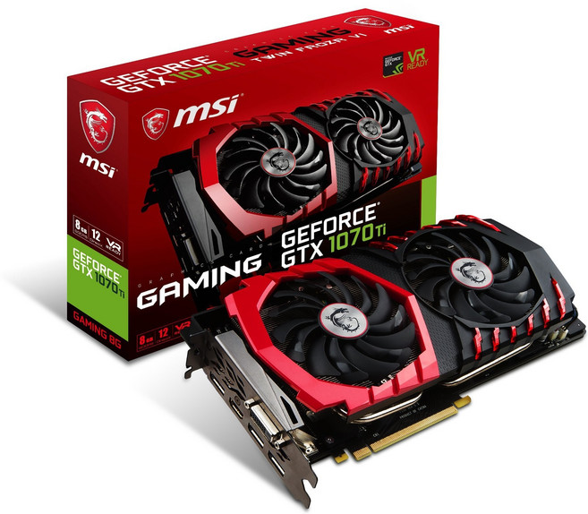 MSI GeForce GTX 1070 Ti GAMING 8G 그래픽 보드 VD6490