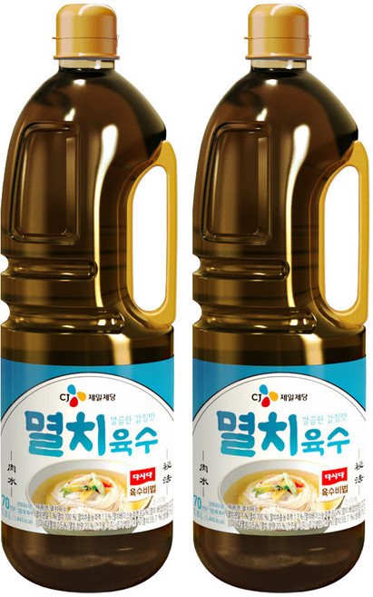 다시다 멸치육수, 1.8L, 2개
