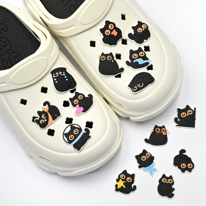고양이 클로그 악세사리 파츠 15종 세트
