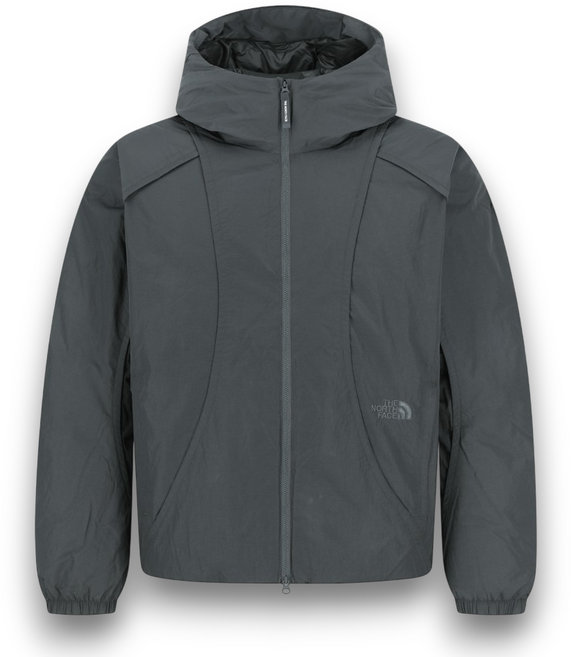 [매장판] 노스페이스 화이트라벨 패딩 자켓 칼데라 덕 다운 점퍼 차콜 그레이 NJ1DR61K