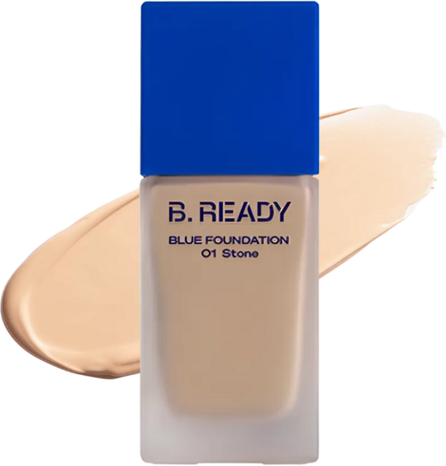 비레디 블루 파운데이션 35ml, 2호 밝은 피부, 1개