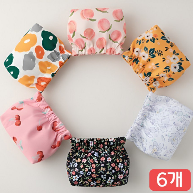 똑딱 원터치 미니 다용도 파우치 6종