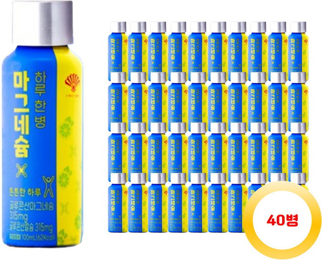 동화약품 하루한병 마그네슘 100ml 40병, 40개