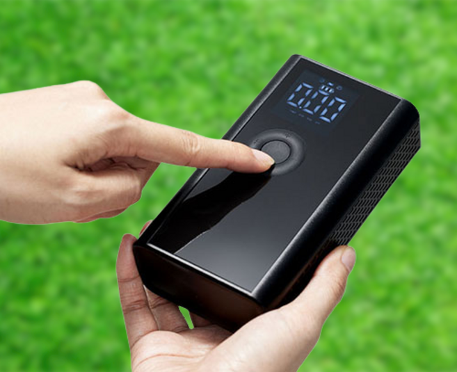 트레이드미 무선 공기 주입기 에어펌프 자전거 타이어 튜브 풀장, 1개