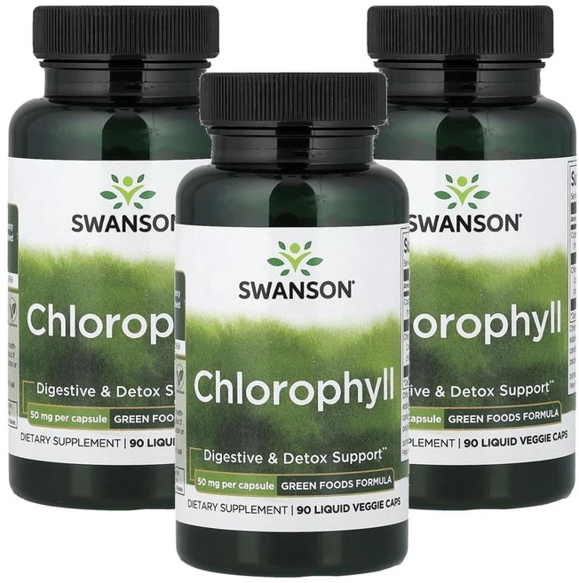 스완슨 클로로필 Swanson Chlorophyll 90정, 3개 - 쿠팡