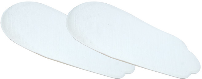 더웰 좌우높이가 다른 각선미깔창 1cm 복숭아뼈 쓸림방지, 화이트, 1개