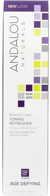 Andalou Naturals 안달로우내추럴 블라썸+리프 토닝 리프레셔, 1개, 178ml - 쿠팡