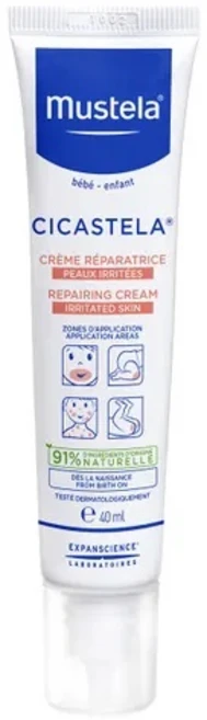 MUSTELA 프랑스 정품 무스텔라 베베 시카스텔라 리페어링 크림 40ml, 1개 - 쿠팡