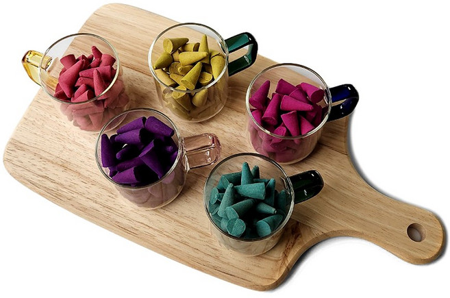 태양아로마향 태국 직수입 아로마 인센스 콘향 5종x20개, B