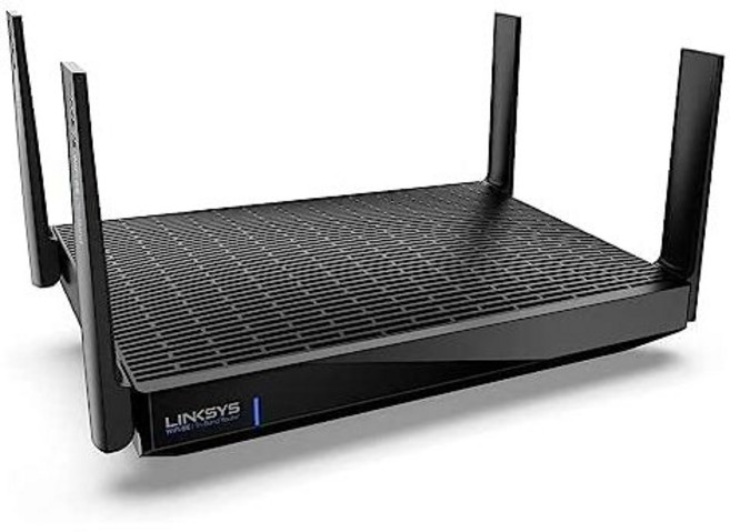 스트리밍 및 게임을 위한 Linksys 메시 WiFi Hydra Pro 6E 트라이밴드 라우터 고속 도끼 최대 AXe6600 6.6Gbps - MR7500/MR75WH 리퍼