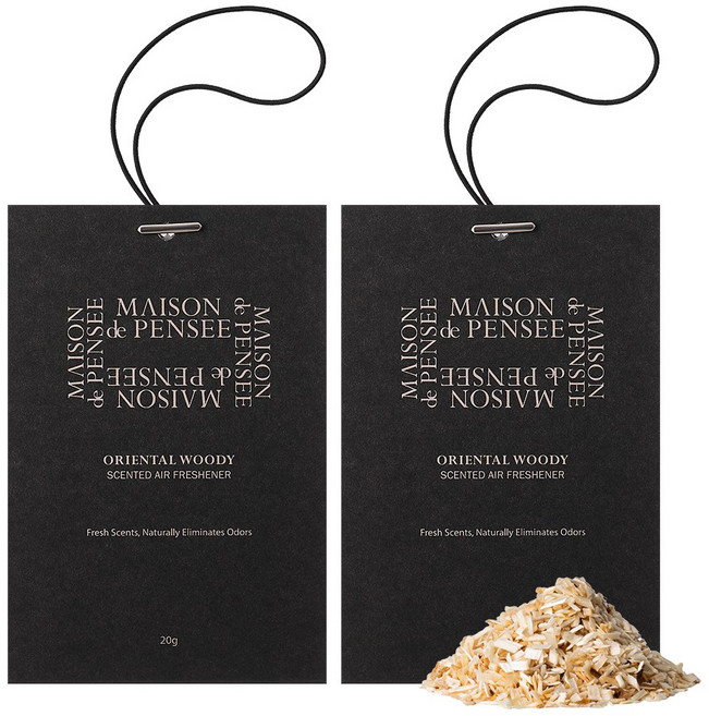 메종드펜세 퍼퓸 에어 프레셔너 20g, 2개, 오리엔탈우디