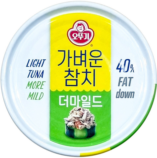 가벼운참치캔 (오뚜기 더마일드 135g) X36, 135g, 36개