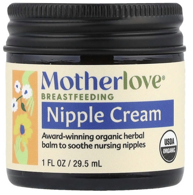 마더러브 모유 수유 젖꼭지 크림 29.5ml(1fl oz) MLV-10011, 1개