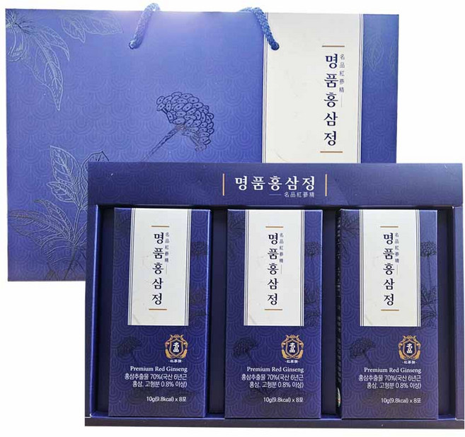 명품홍삼정, 24개, 10g