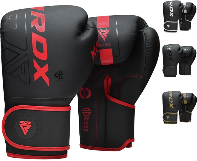 링사이드코리아 복싱 글러브 RDX 카라 / mma 킥복싱 무에타이 겸용 연습용 장갑, 레드/블랙