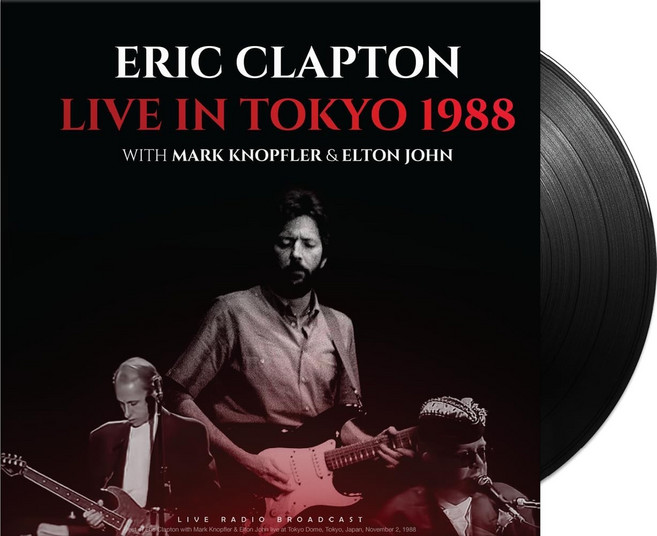 (수입 LP) Eric Clapton With Mark Knopfler & Elton John – Live In Tokyo 1988 LP 12" Vinyl