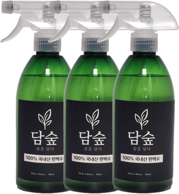 여온 피톤치드 편백수 100% 스프레이 진드기, 3개, 500ml