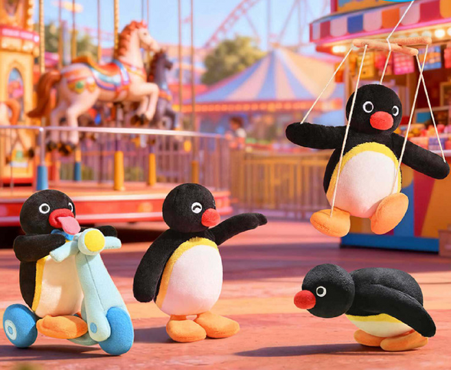 코코핑크 핑구 인형 키링 레저 타임 시리즈 랜덤박스 펭귄 키홀더