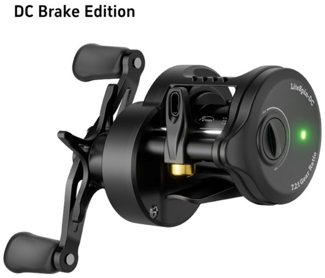 재고 있음 카본 파이버 베이트캐스팅 릴 초경량 5+1 스테인리스 스틸 베어링 7.2:1 기어비 담수 및 해수용, 오른손, 01 DC Brake Ver.