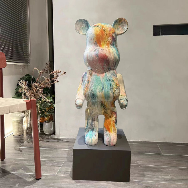 리틀보트 대형 베어브릭 인테리어 저금통, 불꽃