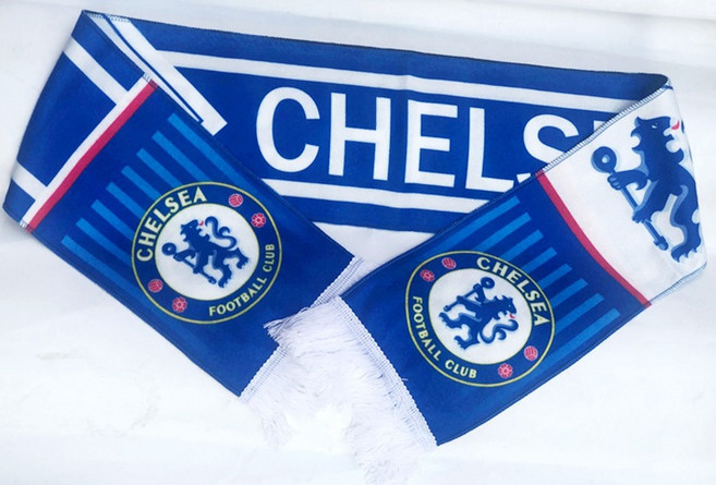 MARKELLY 팬 스카프 월드컵 국가대표 니트 스카프 상서로운 목도리 폴리에스터 스카프 응원 머플러 응원용품 응원도구, 140, 17_첼시 레드 엣지 모델