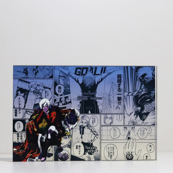 18종 전캐릭보유 블루록 디오라마아크릴 디오라마 벽돌 코롯타 포스터 태피 피규어 치기리 이사기 요이치 바치라 메구루 이토시 사에 미하엘 카이저 바로, 옵션9, 15x11x15cm 받침대포함