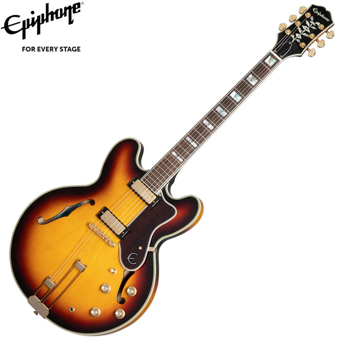Epiphone Sheraton 에피폰 쉐라톤 일렉기타 | Vintage Sunburst (EOSHVSGH1) + 프리미엄 긱백 포함, 1개