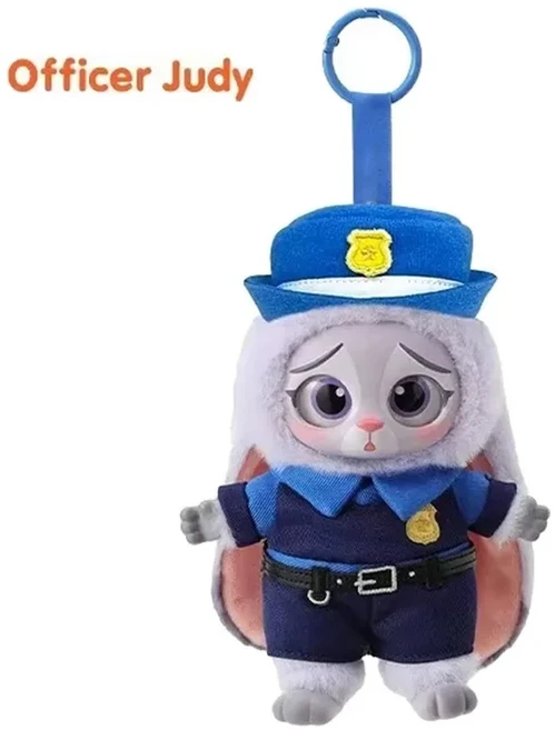 주토피아 닉과 주디 파티 장식 일회용 식기 세트 테이블보 배너 케이크 토퍼 풍선 생일 용품, 17 1pcs Doll