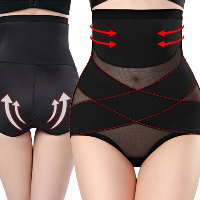 leoq 여자 복부 뱃살 보정 속옷 똥배팬티 배 거들 팬티