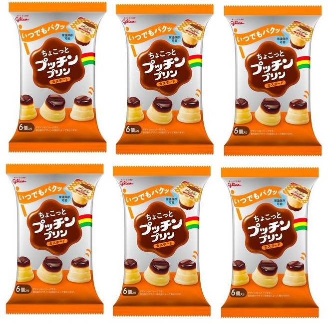 글리코 커스타드맛 푸딩 120g x6봉, 6개