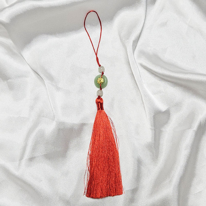 반야연 옥 노리개 고급 혼주 한복 장신구 전통 매듭 태슬