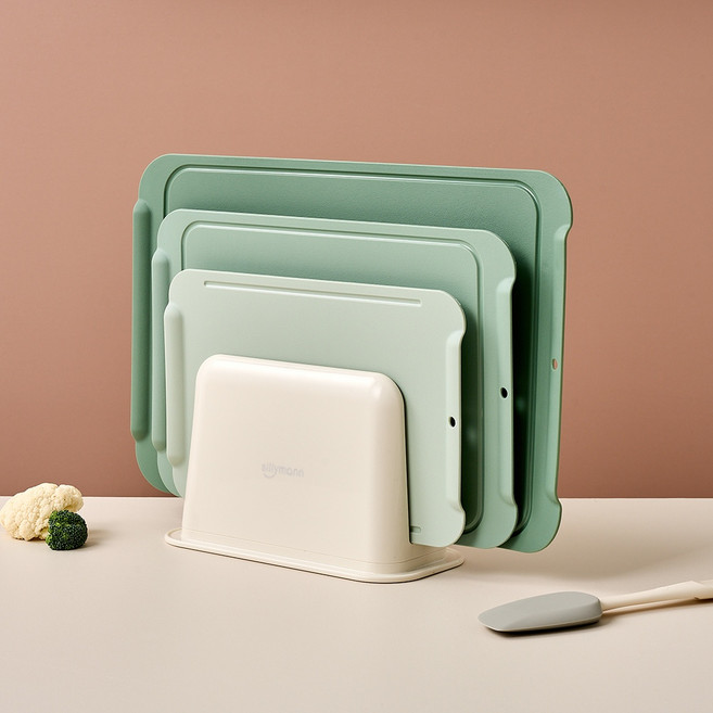 모던하우스 실리만 TPU도마 3P와 거치대 세트-CK1826003, 1개