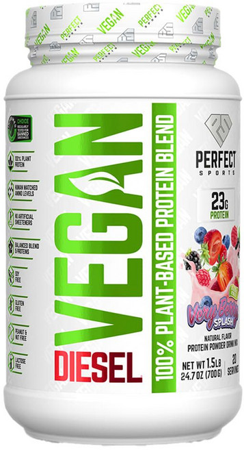 퍼펙트스포츠 프로틴 식물성 단백질 초콜릿 아이스크림맛 헬스 쉐이크 파우더 분말 700g, 베리 베리 스플래쉬