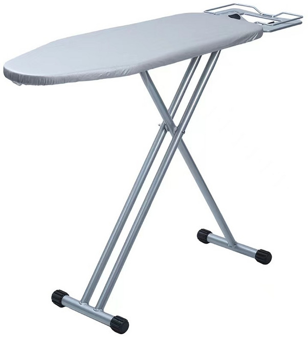 LA DERIVE 6단계 높이조절 접이식 다리미판 고급객실 호텔 스탠드형 다리미판 프리미엄 접이식 다리미판, 110x33cm x 은회색