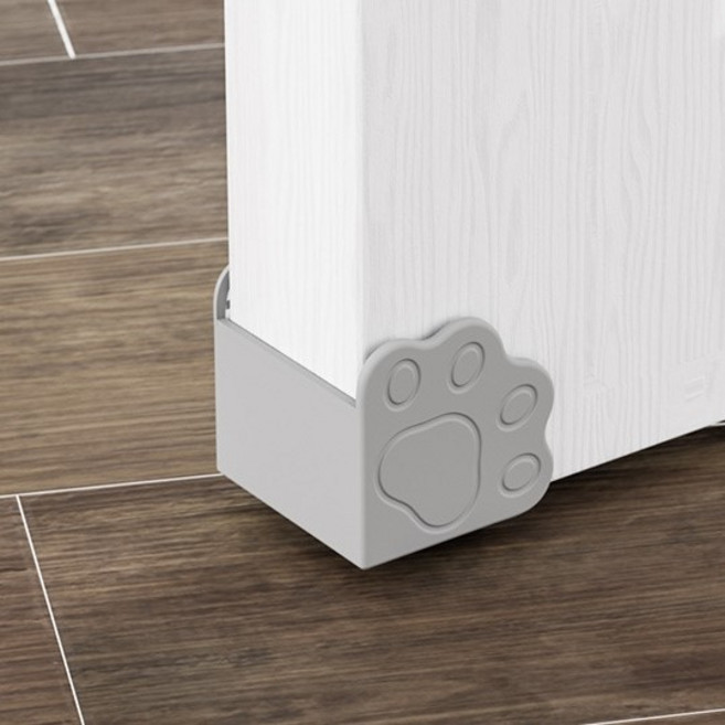 방문 모서리 보호대 아기 코너 가드 보호대, 그레이, 4개