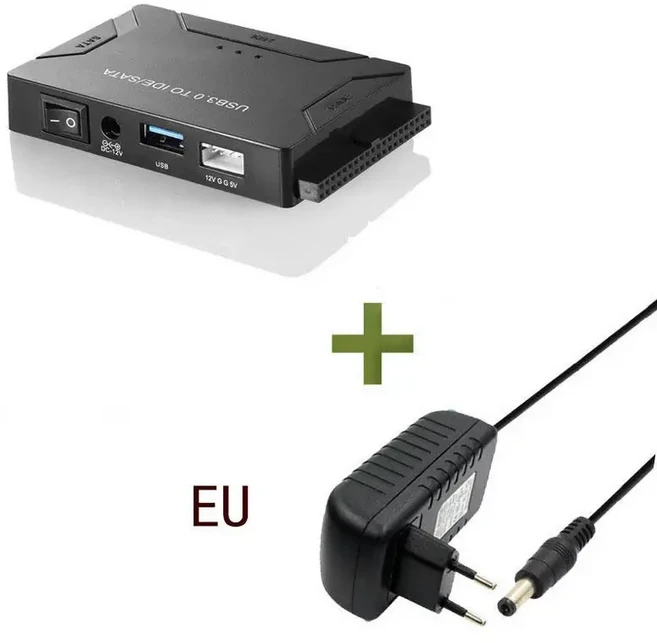 2.5인치 외장 HDD/SSD용 IDE SATA 호환 어댑터 하드 드라이브 리더, 03 EU