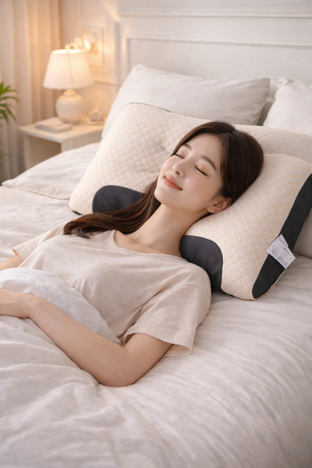 융이스토어 목 편한 무중력 경추베개 인생베개, 1개, 엠보싱 패턴