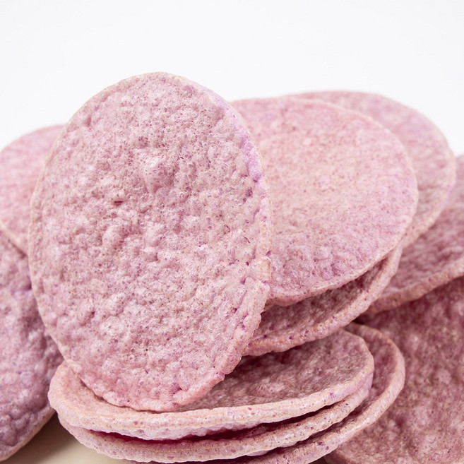 [입안 가득 퍼지는 달콤함] 20년전통 뻥튀기곡물나라 자색뻥 자색고구마 스낵 건강 간식, 100g, 1개