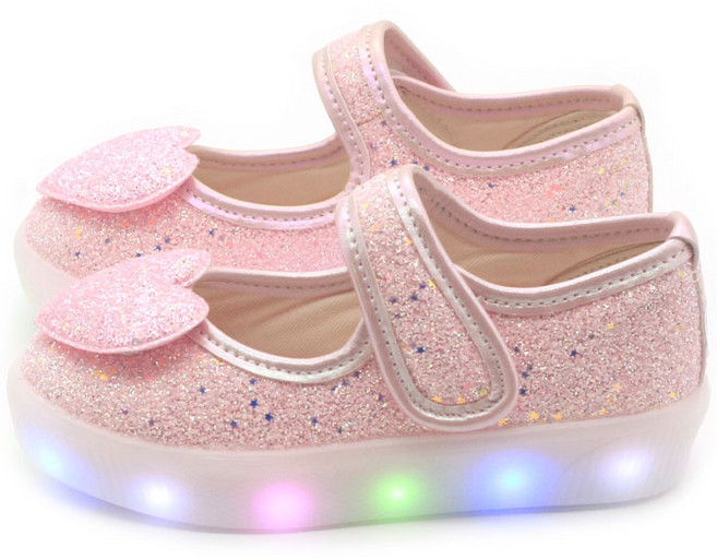 MD25F퐁퐁LED구두 라이팅 발광 여아 유아 공주