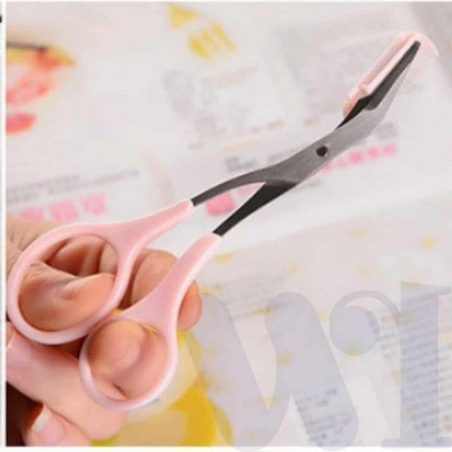 눈썹 가위 눈썹정리 눈썹숱가위 미용가위 눈썹정리도구 눈썹길이정리, 1개