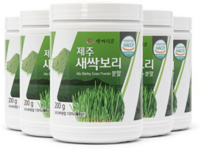 새싹보리 분말가루 200g 5+1통 제주산 HACCP 인증제품, 6개