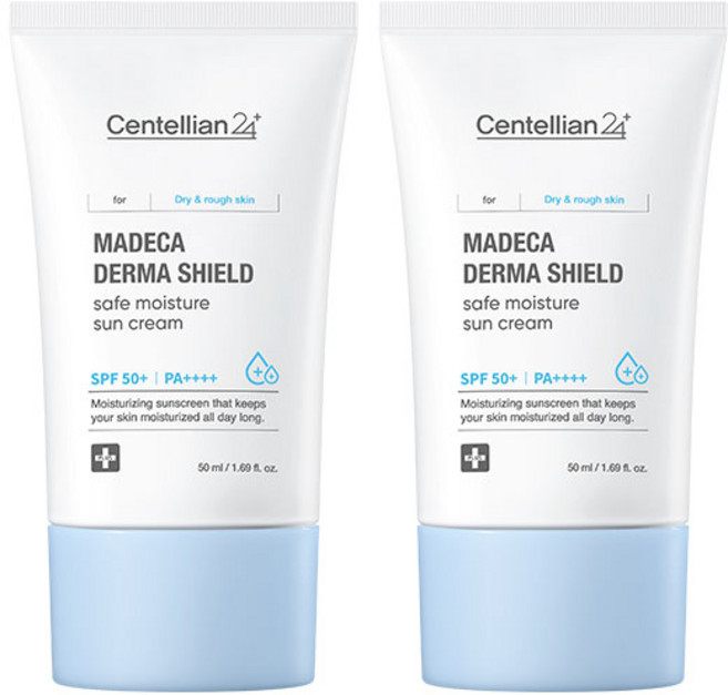 센텔리안24 마데카 더마 쉴드 세이프 수분 선크림, 50ml, 2개
