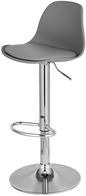 심플바 가정용 홈바 바체어 식탁 바텐 의자 홈바의자 카페 높은 아일랜드식탁 의자, 1개, 그레이