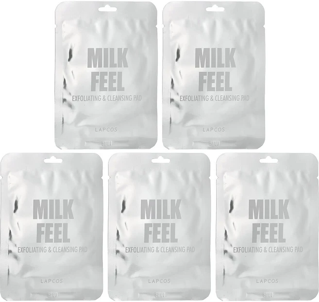 랩코스 밀크필 각질 제거 및 클렌징 패드 5매입 각 7g LPC-02360 - 쿠팡
