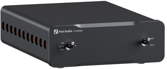 FOSI(포시) AUDIO V3 MONO 파워 앰프(모노 블럭 하이파이 XLR)(어댑터 포함), 단품