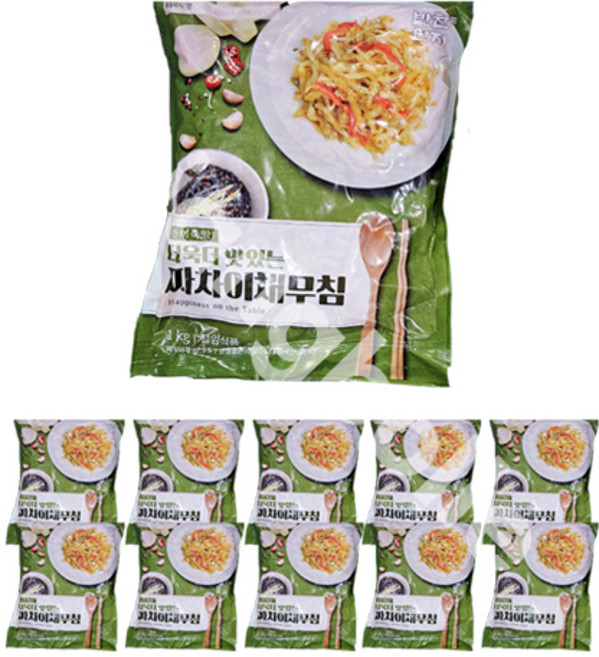 반찬단지 짜사이무침 1kg 1박스 10개입, 10개